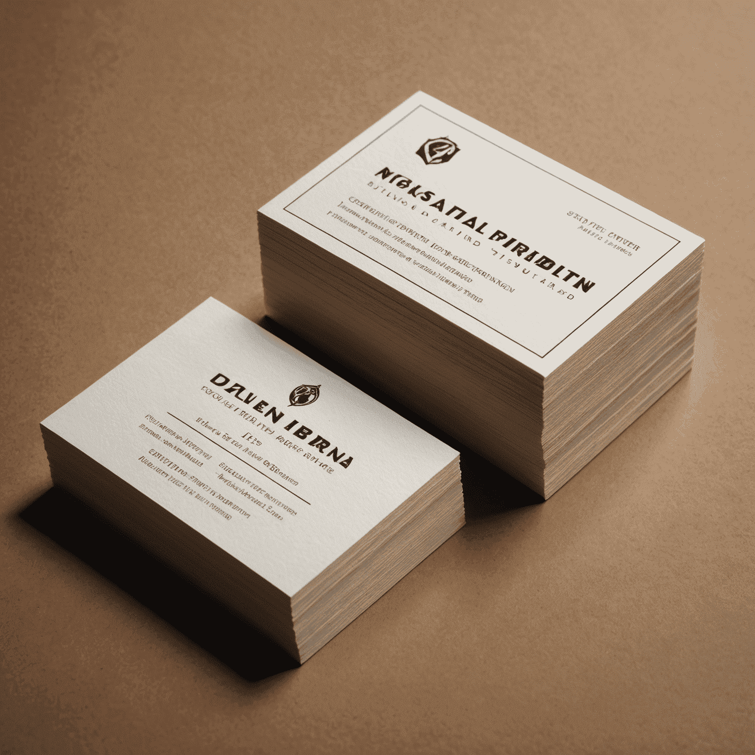 High-quality printing press producing business cards with various finishes and paper stocks